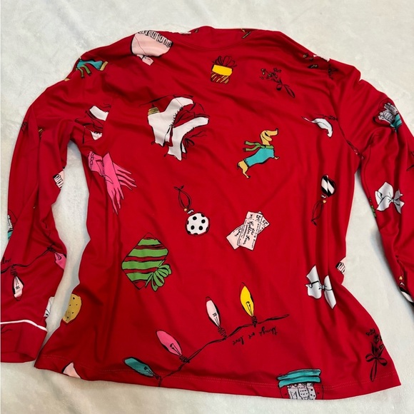 Kate Spade Red Pijama Set - Picture 8 of 12